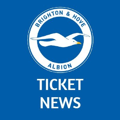 Ticket news to do with Brighton and Hove Albion FC | This account is not endorsed or run by BHAFC at all, this is a fan made account |  @JoshBHA_