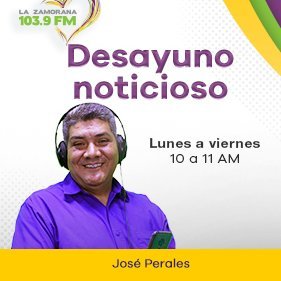 Un buen desayuno incluye noticias frescas; estamos de lunes a viernes a las 10 de la mañana en el 103.9 FM. https://t.co/ClyMKs3MXq