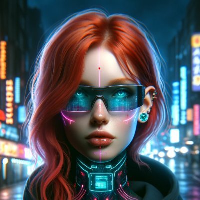 New NFT collection launched. Alice in Cyber Wonderland. Immerse yourself in a cyberpunk atmosphere where the main character is Alice.