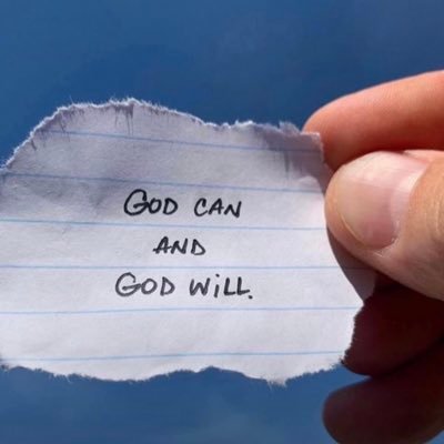 GOD can and GOD will ❤️🙏