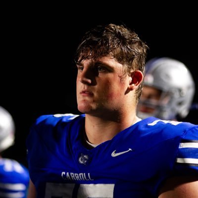 OL, Fort Wayne, IN Carroll HS (6A) 4.0+ GPA, 6'3, 280; CHS Baseball/OPS Blue Sox(1B) NCAA ID: 2303801951 IN Preps Underclassmen Top 22, IFCA 6A Junior All-State