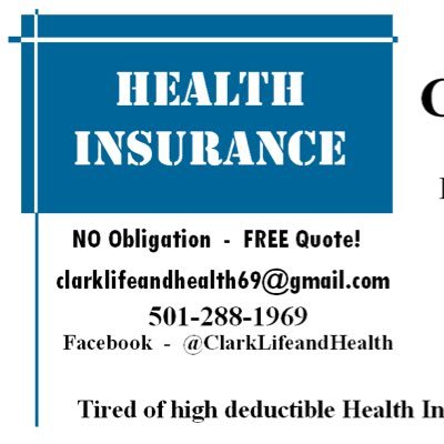 clarklifehealth's profile picture. (AR, TX, MS, TN) Policies: Health, Critical Illness, 24 Hour Accident, Specified Disease, Catastrophic Accident.