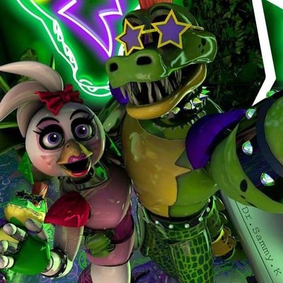 Hi Guys I'm Glamrock Chica And You May Know Me From Five Nights At Freddy's Security Bench And I'm Glamrock Freddy's Best Friend.  #Rp And #Bi And #Single