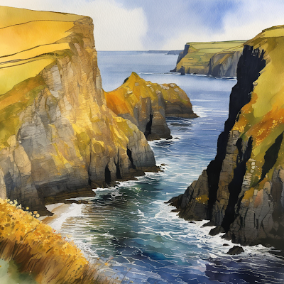 A look at the Island of Ireland through the medium of Watercolours. Images and Paintings over the 30+ years of working and travelling throughout Ireland.