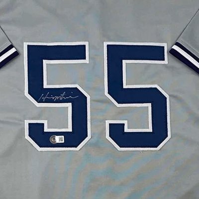 Yamamoto’s Signed Matsui Jersey