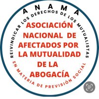 Asoc. Nac. Afectados por la Mutualidad Abogacía(@asociacionANAMA) 's Twitter Profile Photo