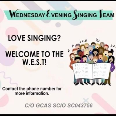 vibes_com_sing's profile picture. Welcome to our new page 😃 The WEST (formally VibesCS) is an All Ages & Inclusive Community Singing Group. Part of @GCAS_Inverclyde SCIO SC043756