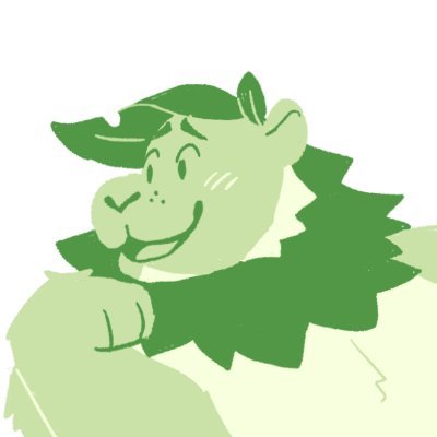 Green lion, big men enthusiast. 23 and up to no good. Shy artist, retweets for art inspo!  

🏳️‍🌈 he/him
Just in case, 18+ only 🔞