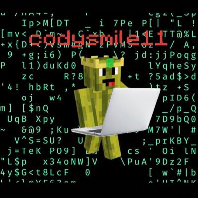 My YouTube Channel is https://t.co/PqhPDFyTXI Minecraft username: codysmile11