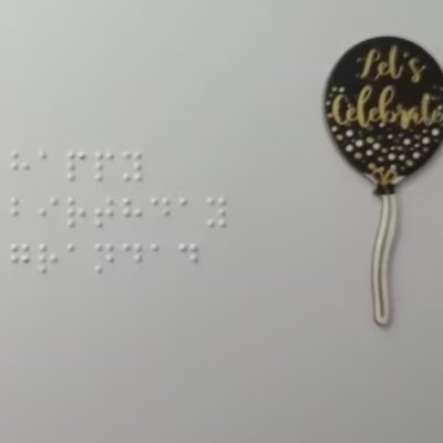 I make braille greeting cards, letters and labels. Donations are made to Guide Dogs on a regular basis🦮🥰