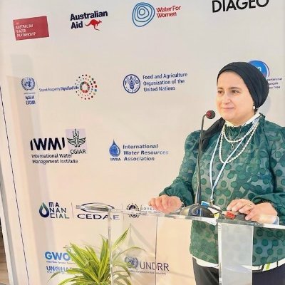 Board Director @iwra_water | Chair of IWRA Egypt Chapter @iwra_egypt | Chairperson & Founder @MEYAH #water #climatechange #Interdisciplinary