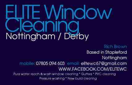 Long Eaton based window cleaning company