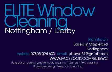 elite_6's profile picture. Long Eaton based window cleaning company