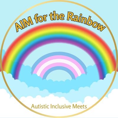 AIM for the Rainbow is the #Queer Volunteer corner of Autistic Inclusive Meets (AIM). We celebrate and support all #Autistic and #LGBTQIA+ people #LGBwithTheT