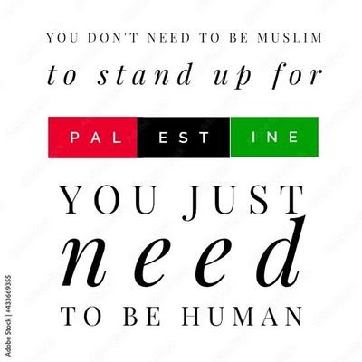 I stand with Palestine!!!