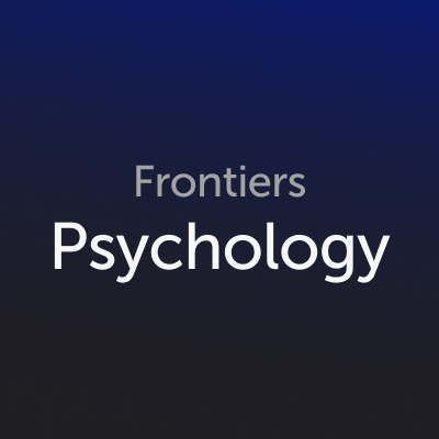 Research and updates from all @FrontiersIn journals in the field of psychology. #openaccess
