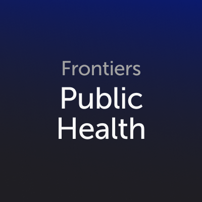 Research and updates from all @FrontiersIn journals in the field of public health and health services. #openaccess