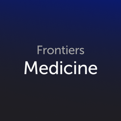 Research and updates from all @FrontiersIn journals in the field of medicine. #openaccess