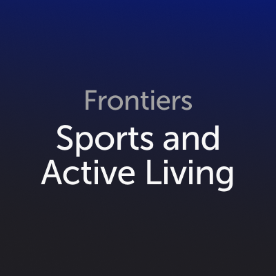 Research and updates from all @FrontiersIn journals in the field of sports and active living. #openaccess