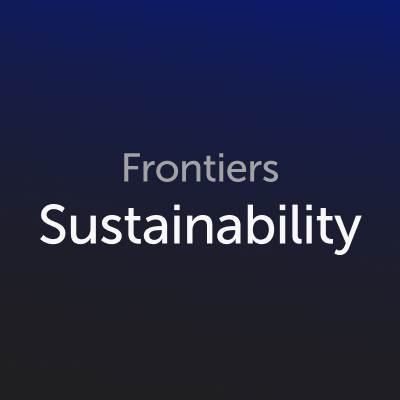 Research and updates from all @FrontiersIn journals in the field of sustainability. #openaccess