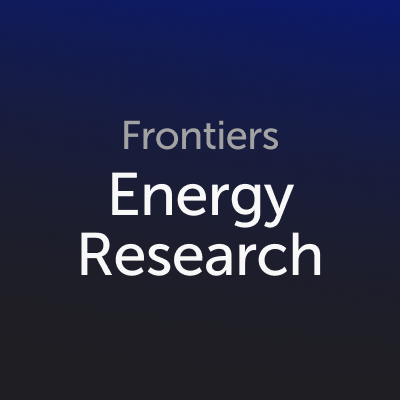 Research and updates from all @FrontiersIn journals in the field of energy research. #openaccess