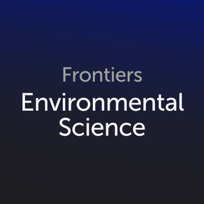 Research and updates from all @FrontiersIn journals in the field of environmental science. #openaccess