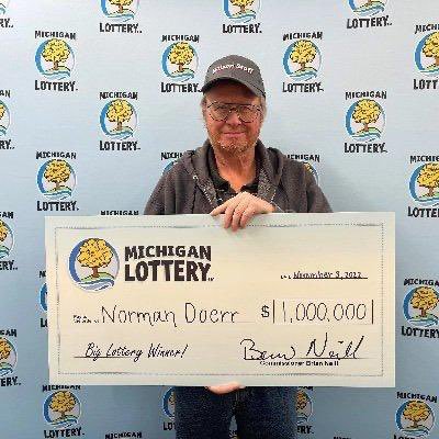 Michigan winner of $1 million Powerball jackpot lottery and i'm giving back to the society by paying credit card debts.