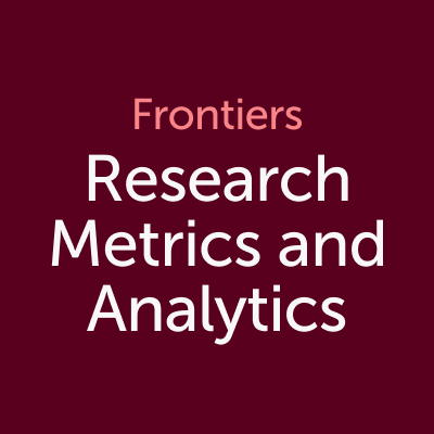 Research and updates from Frontiers in Research Metrics and Analytics, an #openaccess journal published by @FrontiersIn.