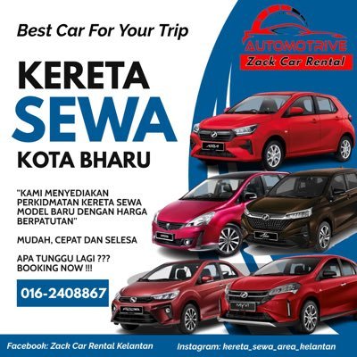 kami menyediakan perkhidmatan sewa kereta pandu sendiri area Kota Bharu 𝐊𝐞𝐥𝐚𝐧𝐭𝐚𝐧