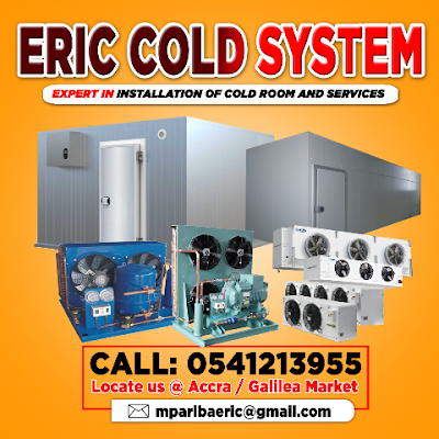 Eric cold https://t.co/AOlegji5ff 's all about refrigeration.we do cold room/store and services in Ghana.