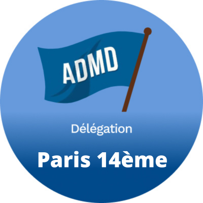 Association pour le #DroitdeMourirDanslaDignité - Délégation 
@ADMDFRANCE pour le 14ème arr. de #Paris #Paris14 - Mail : admd.paris14@admd.