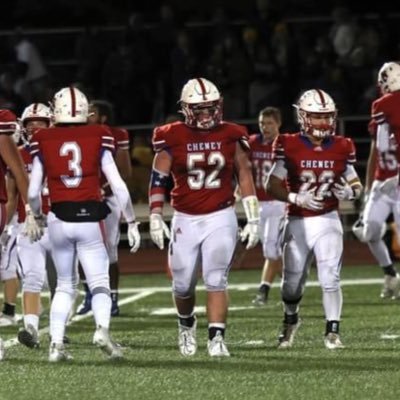 Cheney High School | Football | 5'10 235 | Class of 2025 | Center | Bench 315 | Squat 460 | 3.9 GPA | 27 ACT |