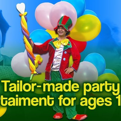 CHILDREN'S ENTERTAINER, MAGICIAN, FACE PAINTER, Clown, Balloon Modeller, Childrens Magician Kids birthday party entertainer. 1500+ parties experience.