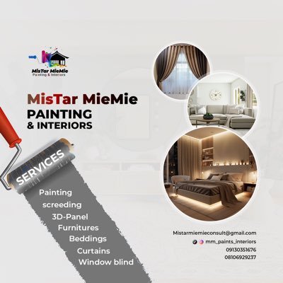 mimieholy's profile picture. An Entrepreneur | Painter | Interior decor | Realtors | Manager 🏬 MasterMind behind beautifying your space 🏠 Procurement of interior materials Reg No:8719231