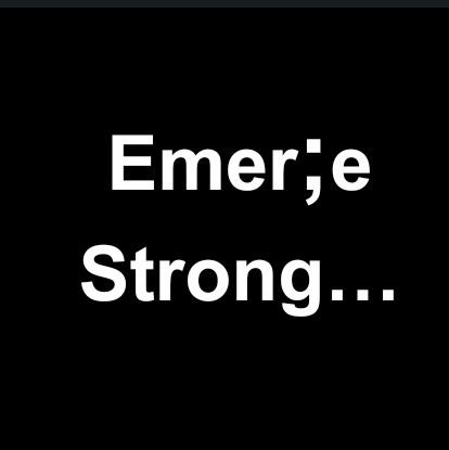 Introducing the Emerge Strong Society: Where ellipses meet purposeful pauses.