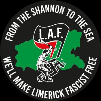 Official Twitter for Limerick Against Fascism. You can also follow us on IG @ limerickagainstfascism or FB @ L.A.F