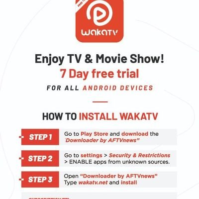 Official wakaTV reseller. wakaTV is compatible with Android devices. Enjoy updated 60k+ movies/series and live TV Channels  Call +254 718234974