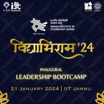 vidyabhirama's profile picture. Inaugural Leadership Bootcamp
21 Jan 2024 • IIT Jammu
Convenor: @Premveer_Singh_