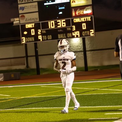 Father of Skyler Stephens 5”9 160 lbs defensive back Chalmette High School