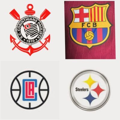 @Corinthians
/@SCCPfutfeminino /@fcbarcelona_es/
@fcbfemeni
/@Laclippers/
@Steelers/

#VaiCorinthians/
#Viscabarça/
#HereWeGo/
#ClipperNation