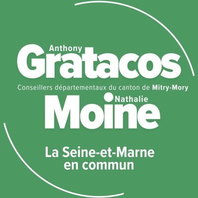 Compte officiel d’@anthonygratacos et Nathalie Moine, conseillers départementaux du canton de Mitry-Mory en Seine-et-Marne @Departement77