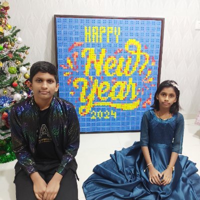 The Talented Mind Siblings Ethan & Annie
We create Rubik's Cube Mosaic Art
Happy New Year 2️⃣0️⃣2️⃣4️⃣ 🎉