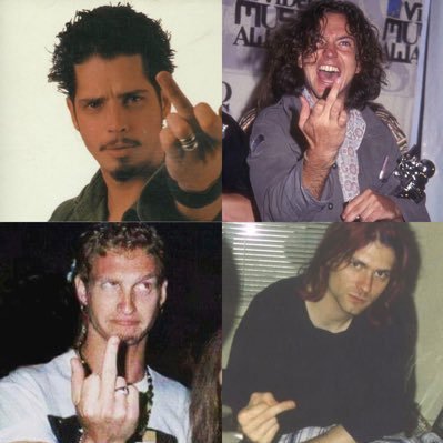 “The wreck is going down! Get out before you drown!” - Soundgarden / 25 / alt account for grunge @GrungeDealer98