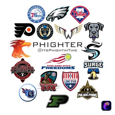 Philly Superfan | Eagles | Phillies | 76ers | Flyers | Union | Wings | Waterdogs | Soul | Phoenix | Surge | Freedoms | Philadelphians | Bell-Ringers | KiXX