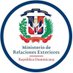 Ministerio de Relaciones Exteriores R.Dominicana (@MIREXRD) Twitter profile photo