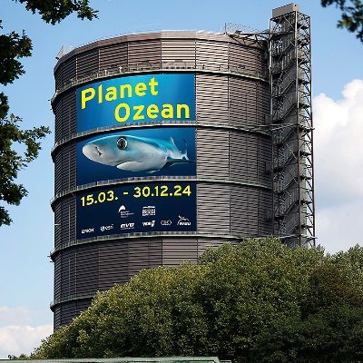 Der Gasometer Oberhausen ist mit 117,5 m die höchste Ausstellungshalle Europas. Ab dem 15.03.2024 läuft die neue Ausstellung 