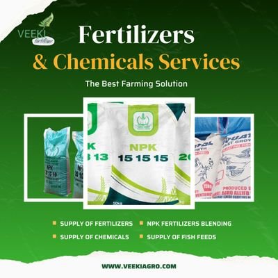 We are your trusted source for all your agricultural needs! 🌿

Fertilizers, Agrochemicals, Farming, & Agri-products. Growing Agricultural Success! 🌱 #AgroSolu