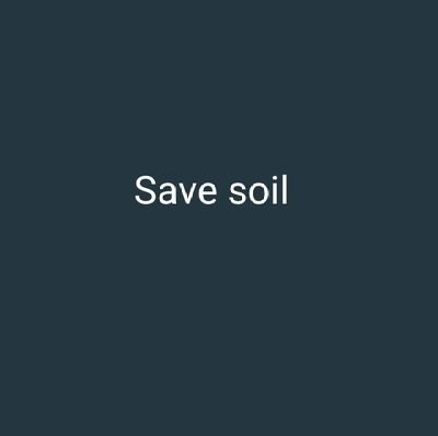 #save soil