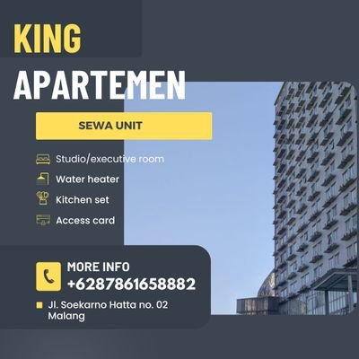 Menyewakan room apartemen soekarno hatta.

CP : https://t.co/gsvhtd6i0f