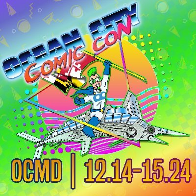 Comic Book Convention in Ocean City MD set for December 14-15th, 2024. visit the link for website, socials, and more!
